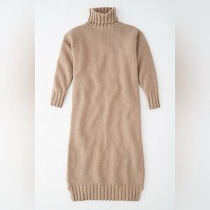 KOTN Beige Knit Sweater Dress